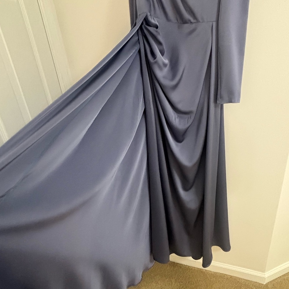 Elegant blue Evening Gown - Picture 5 of 5